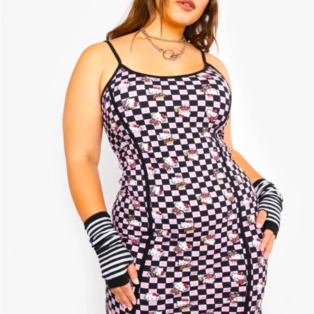 Rare Hello Kitty Checkered Dress